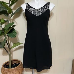 Beautiful Black beaded formal dress sz 6